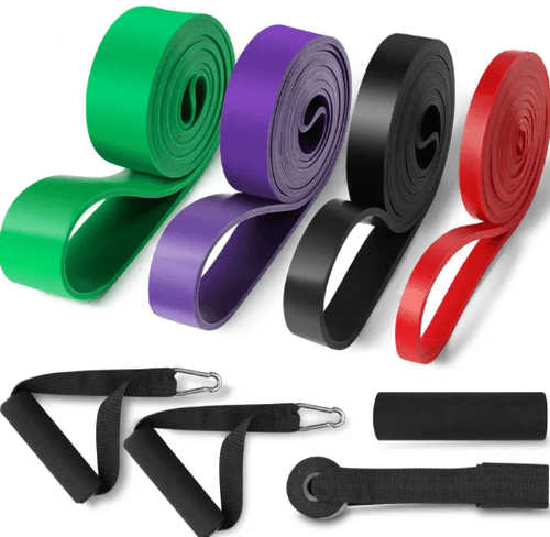 Bandes de Résistance AuraGrip - Kit 7 Niveaux Fitness & Musculation - Solyria