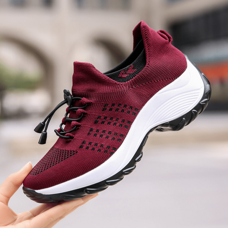Baskets AuraGlide - Sneakers Femme Respirantes & Semelle Amortie - Solyria