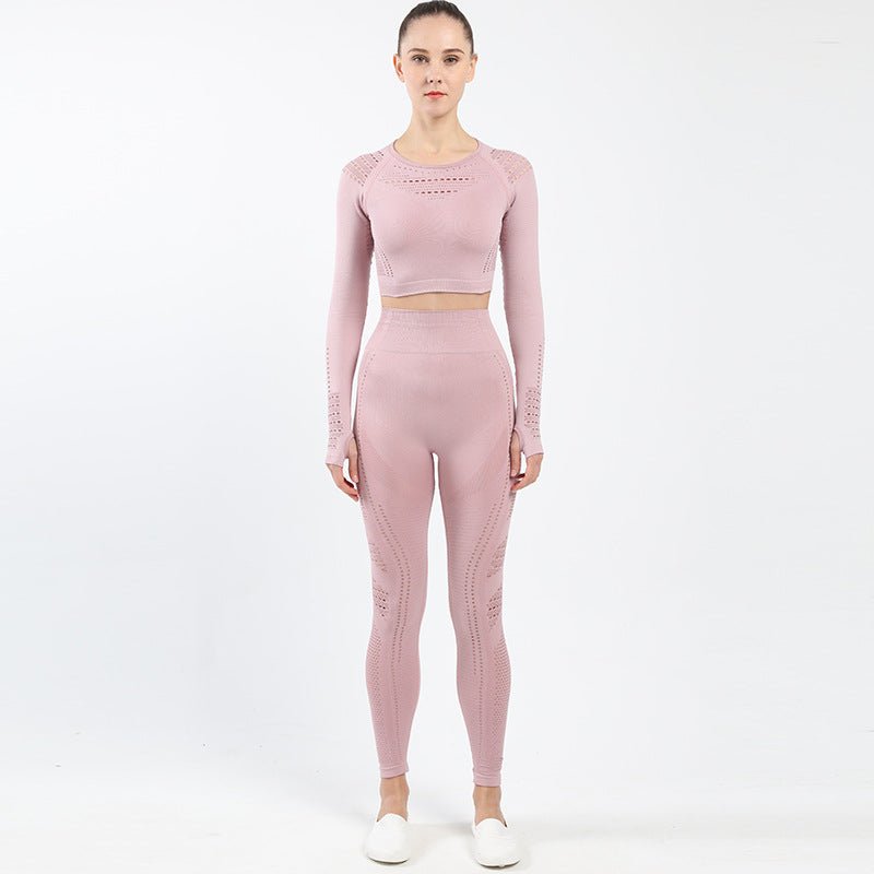 Ensemble AuraSleeve - Legging & Haut Manches Longues Sans Couture - Solyria