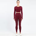 Ensemble AuraSleeve - Legging & Haut Manches Longues Sans Couture - Solyria