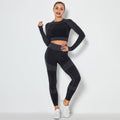 Ensemble AuraStretch - Legging & Haut Manches Longues Texturé - Solyria
