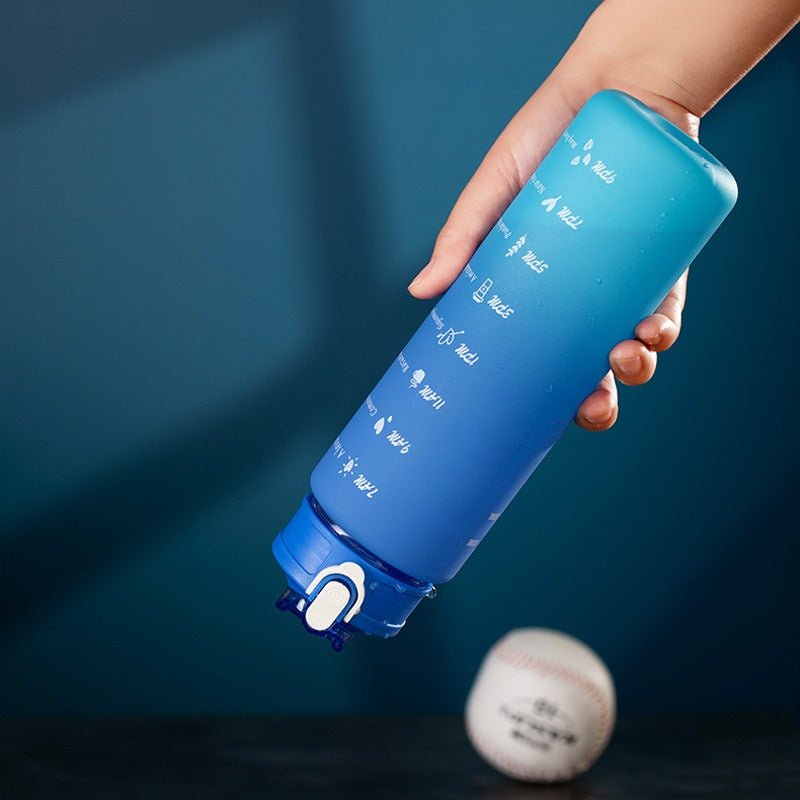 Gourde AuraMotiv 800ml - Bouteille Motivation avec Repères Horaires - Solyria