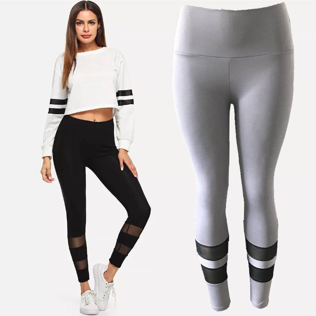 Legging Mesh AuraFit - Legging Yoga Sport Femme Respirant - Solyria
